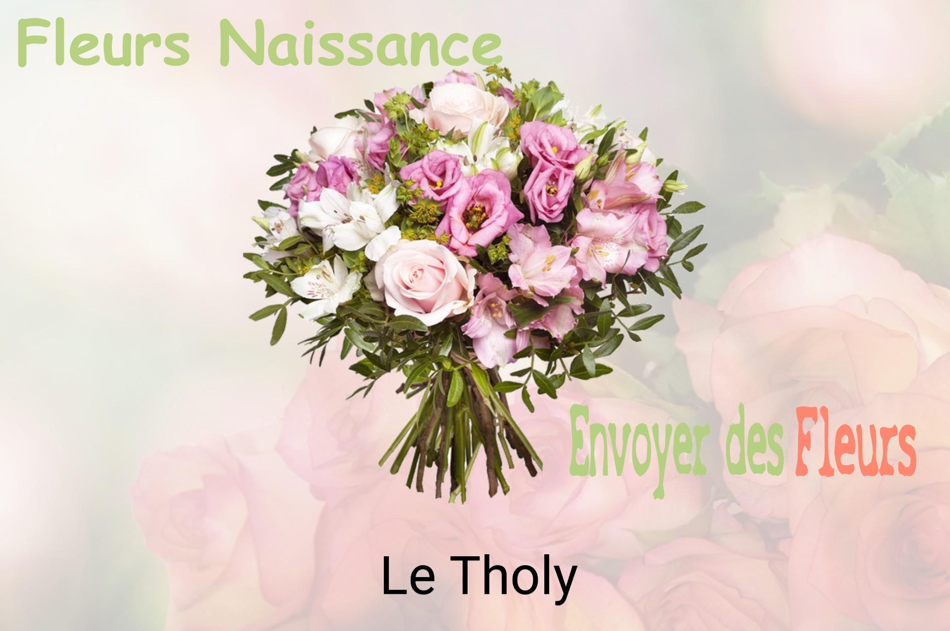 Bouquet de fleurs de naissance livré à Le Tholy
